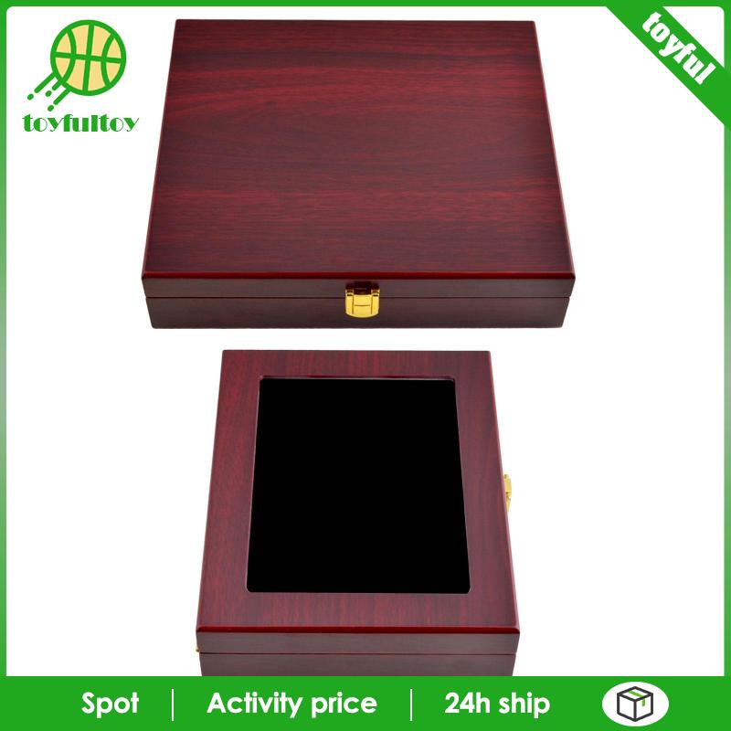 Hộp Gỗ Trưng Bày Bóng Golf 12 Lỗ Có Nắp Đậy Chắc Chắn