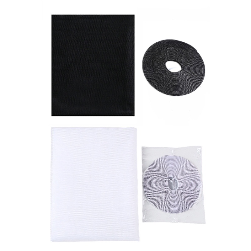 Bộ Lưới Dán Cửa Sổ Chống Muỗi / Côn Trùng Kích Thước 1.3Mx1.5M DIY