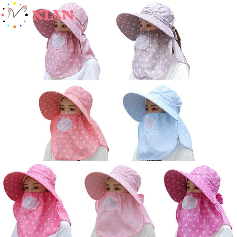 Xiantin Mũ Chống Nắng Kèm Miếng Che Tai Chống Tia UV Dùng Khi Đi Câu Cá /