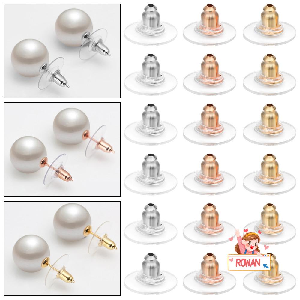 Bộ 100 Nút Chặn Mặt Sau Dùng Làm Trang Sức