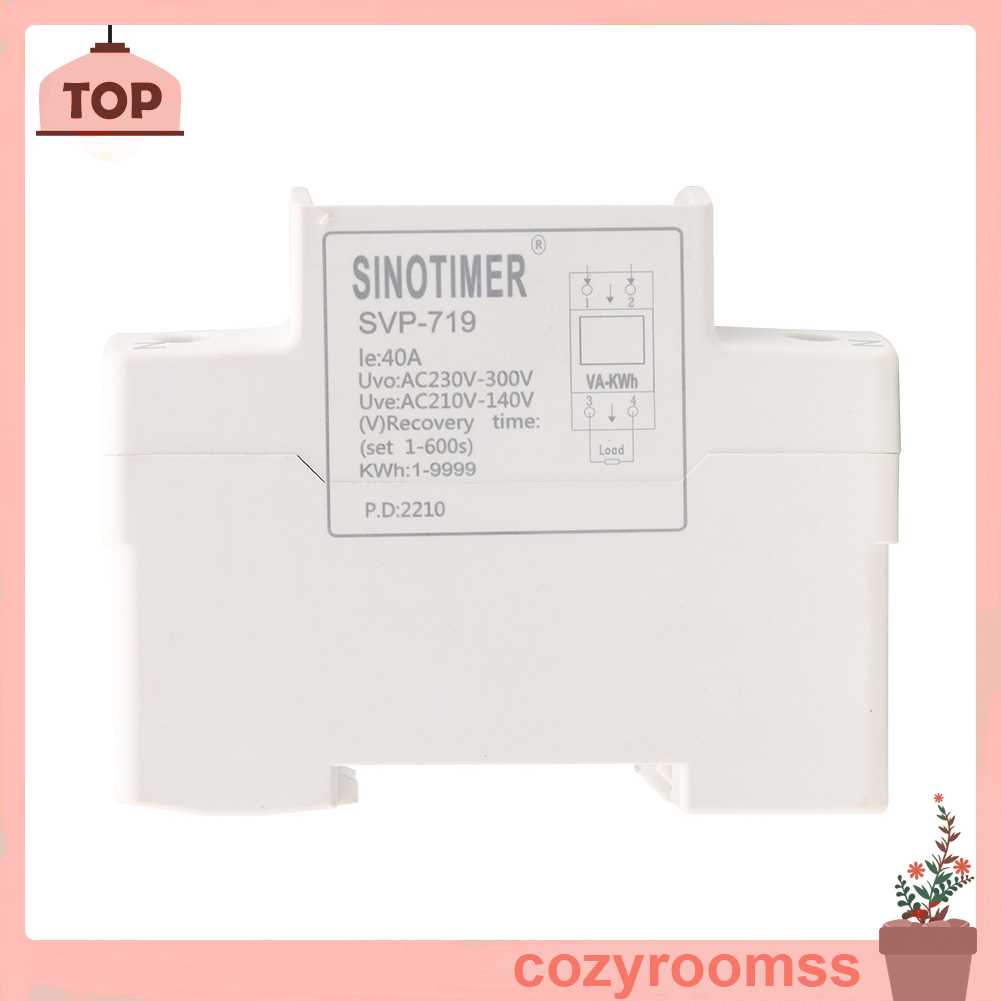 Rơ Le Điều Chỉnh Điện Áp SVP-719 Din 40A 63A 220V