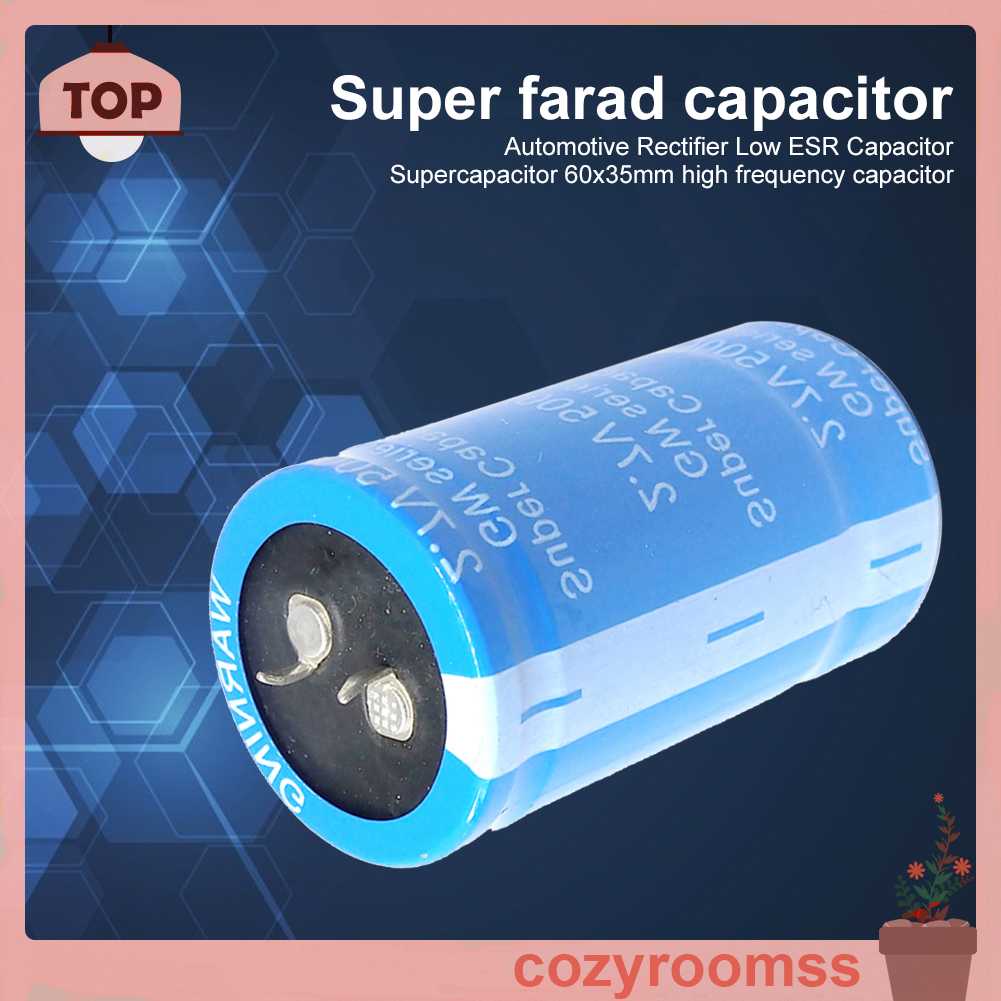 Tụ Điện 2.7V 500F 60x35mm ESR