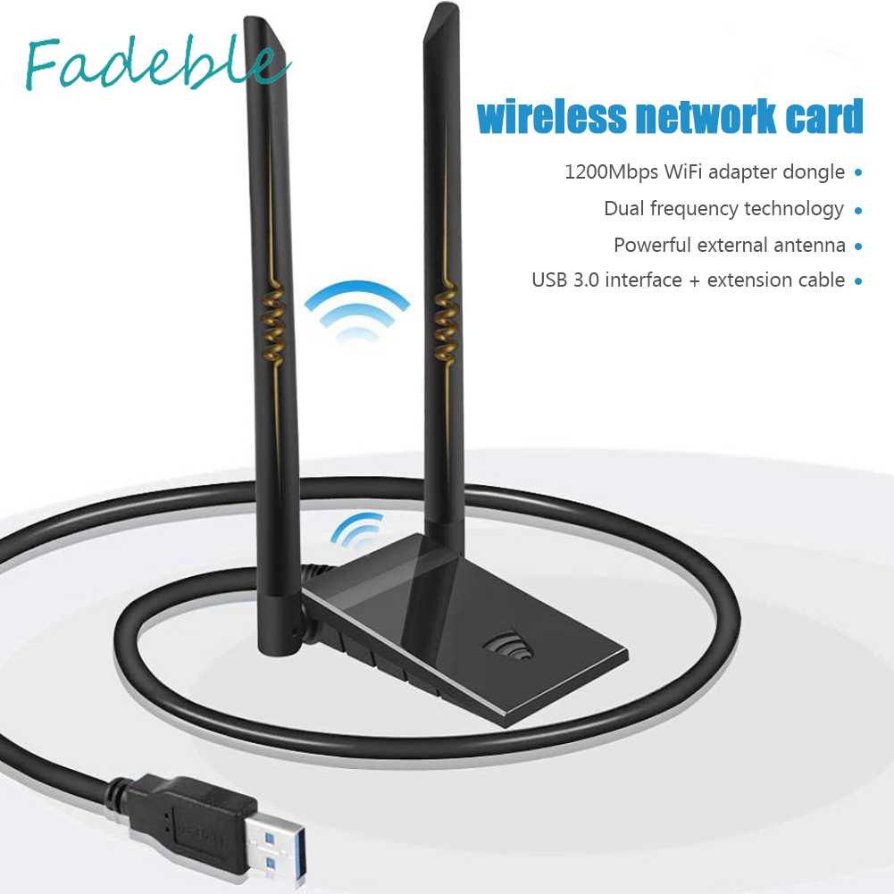 Thẻ Mạng Không Dây USB 3.0 AC1200 Cho PC