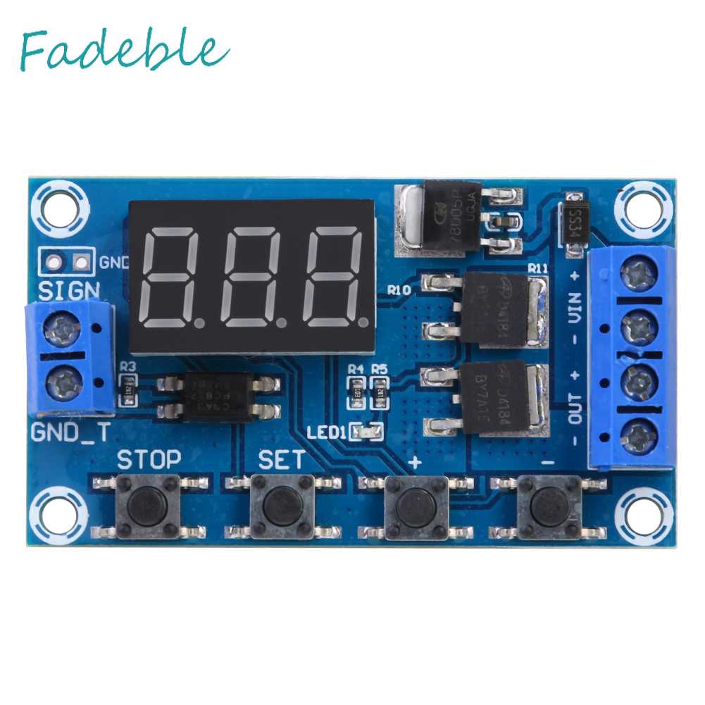 Bảng Mạch Điều Khiển Hẹn Giờ 12 24V