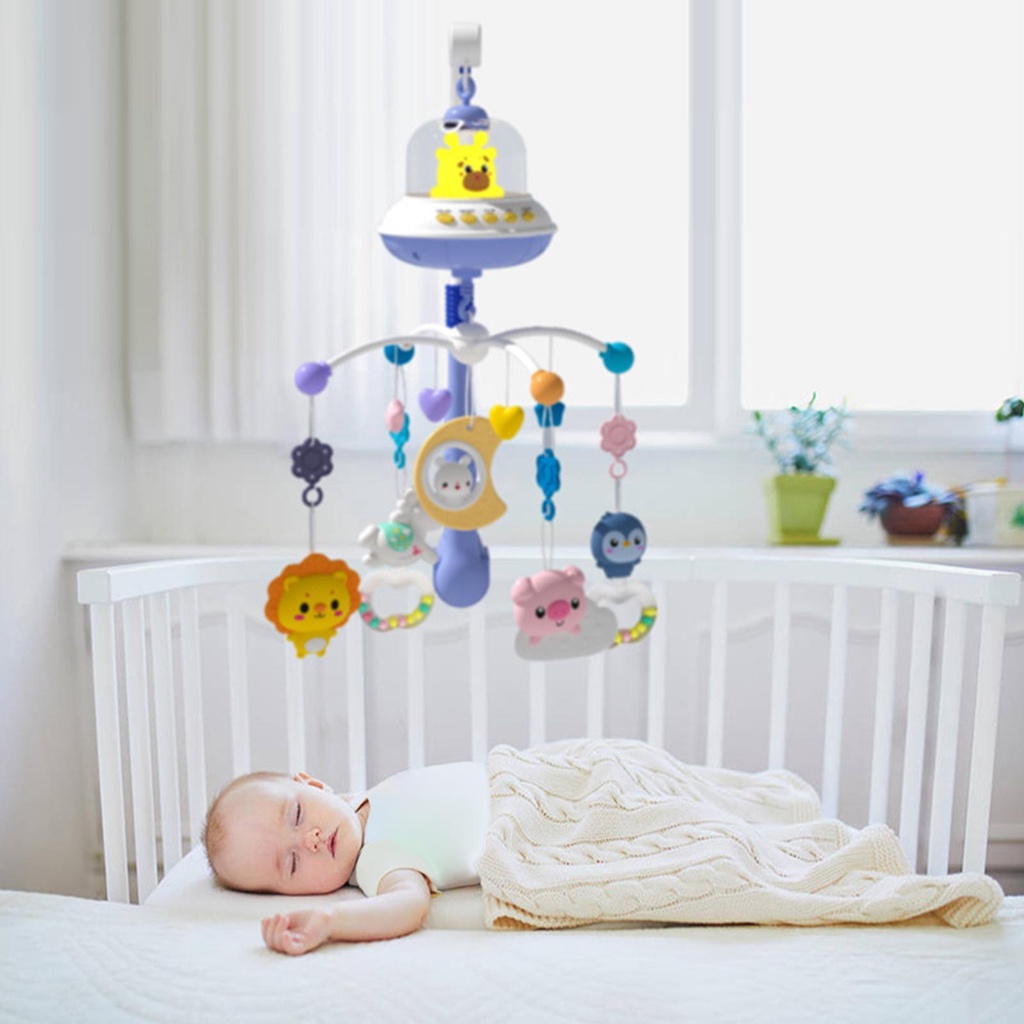 (CD) Đồ Chơi Lục Lạc Lắp Ráp Hoạt Hình Có Chuông Thời Gian Làm Quà Sinh Nhật Cho Bé