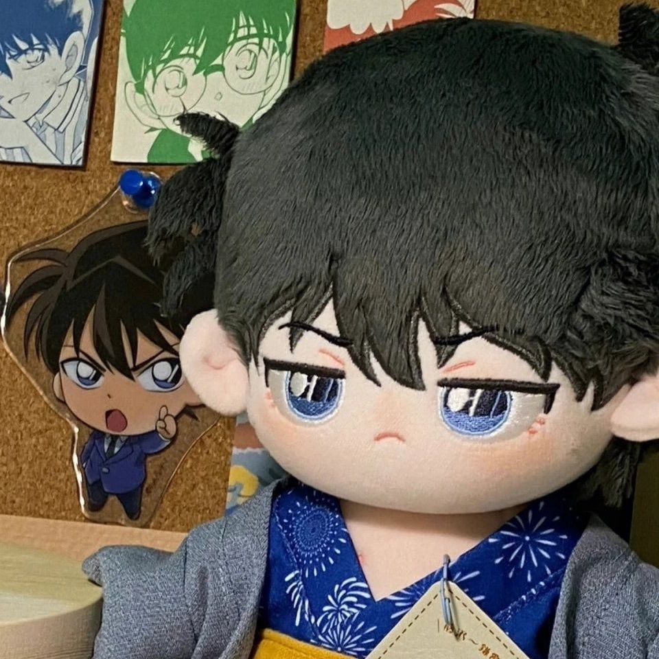 Búp Bê Nhồi Bông Cotton Hình Thám Tử Conan Shinichi Dễ Thương