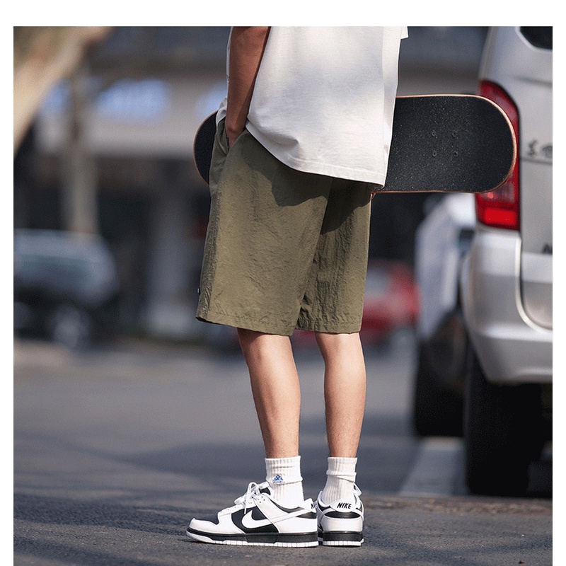 Quần Short Thể Thao Nam Thoáng Khí Mau Khô Phong Cách Mới