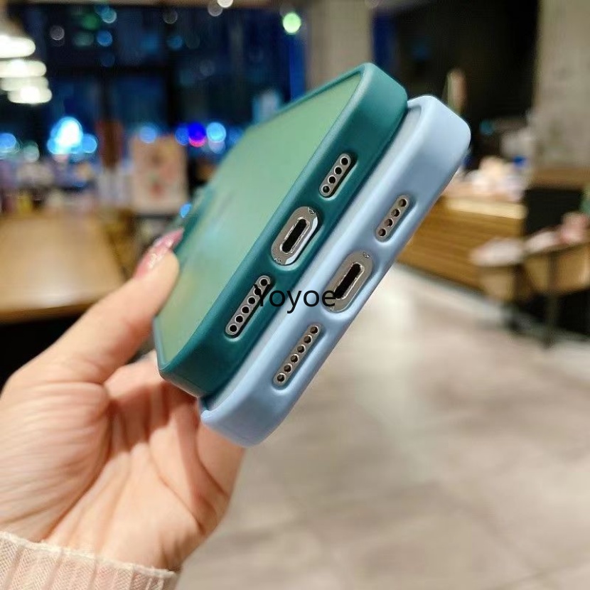 Ốp Điện Thoại Silicon TPU Mềm Đục Chống Sốc Chống Dấu Vân Tay Bảo Vệ Ống Kính Cho iPhone 11 12 13 14 Pro Max X Xs Xr 7 8 Plus SE