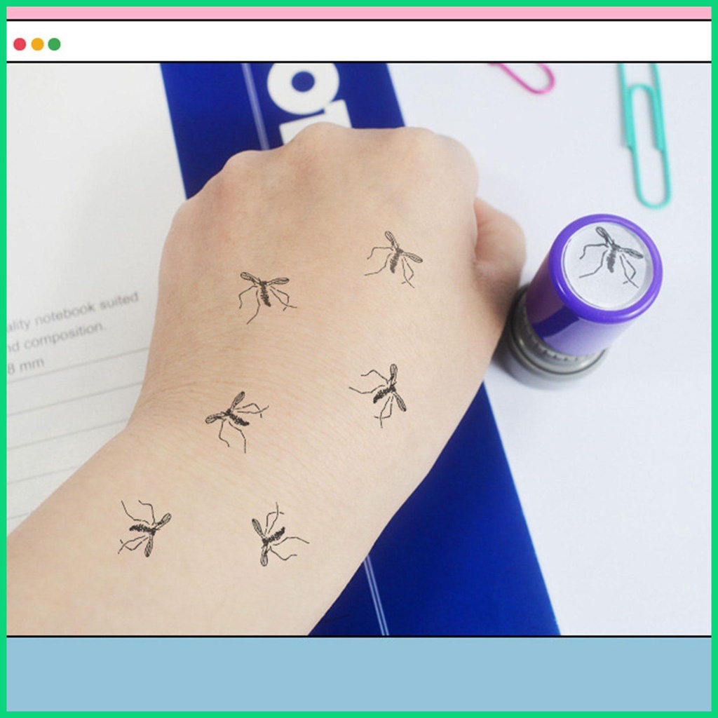 Bộ Con Dấu Cao Su Mini In Họa Tiết Vui Nhộn Cho Bé