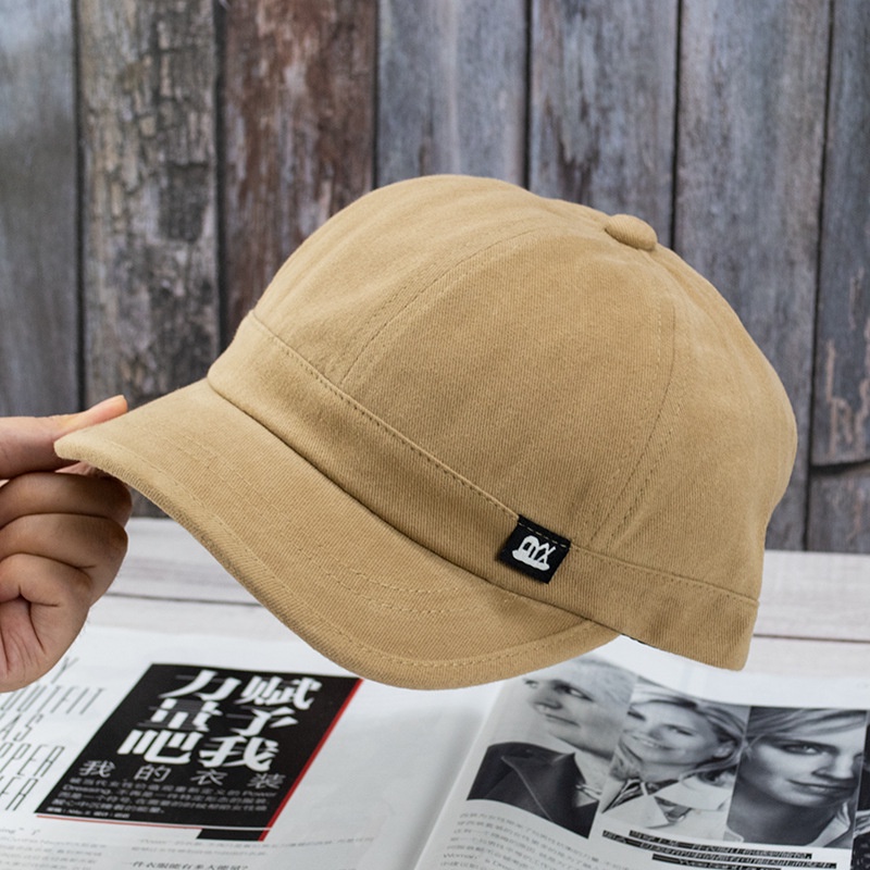 Mũ lưỡi trai B vành ngắn mềm mại phong cách hip hop thời trang cá tính