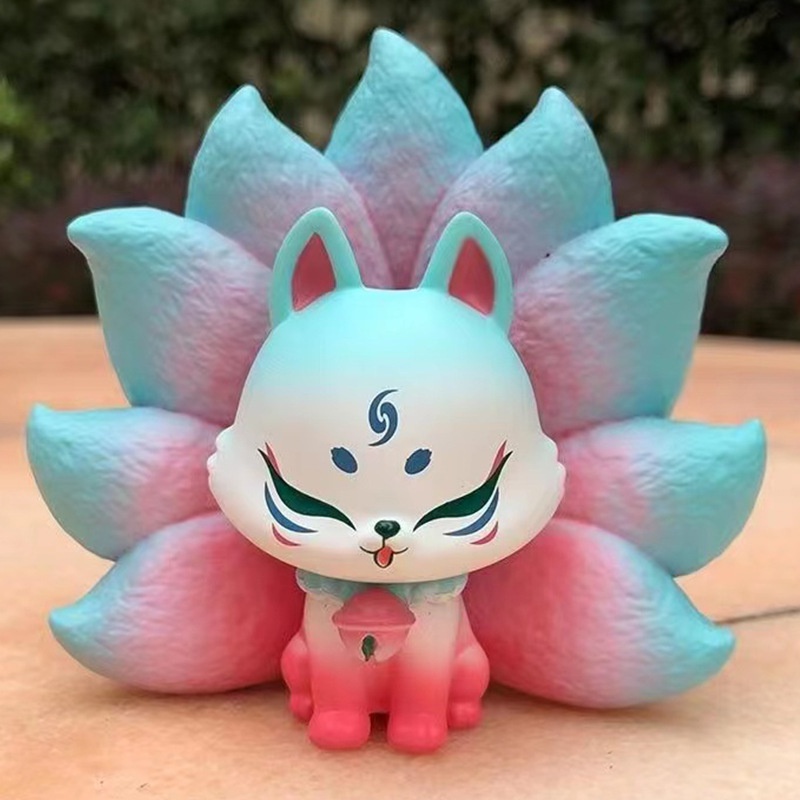 Khuôn Silicone Tạo Hình Cáo Chín Cánh Cỡ Lớn Trang Trí Bánh