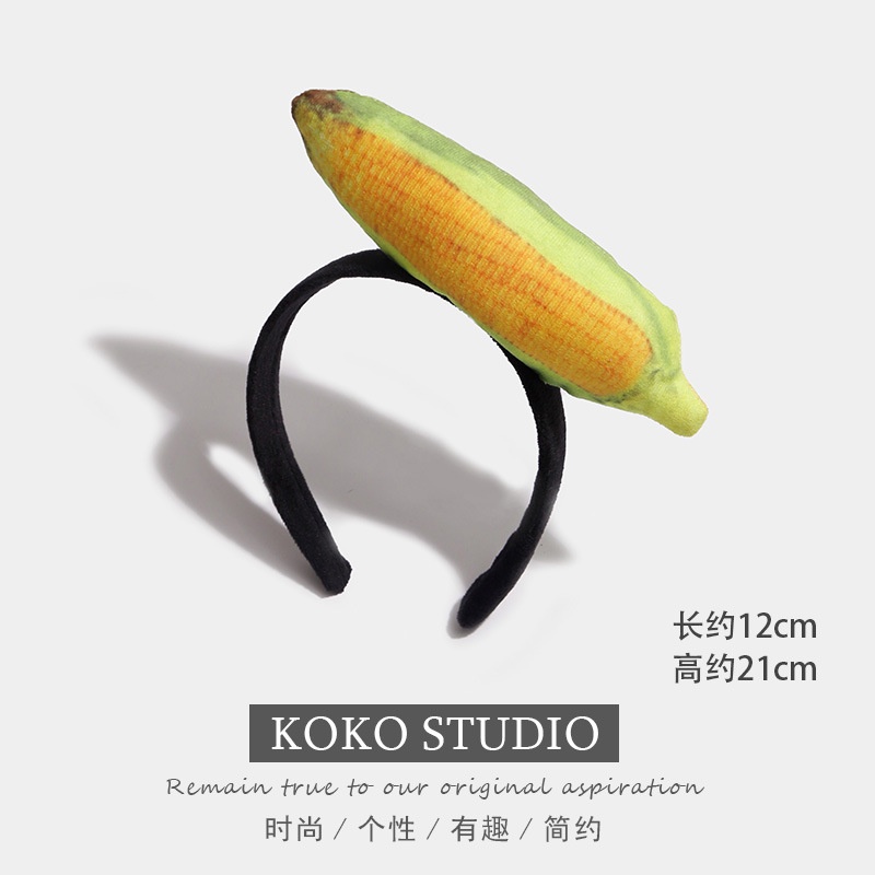 Băng Đô Cài Tóc Hình Trái Cây Rau Củ Quả Vui Nhộn Sáng Tạo Cho Nữ Rửa Mặt