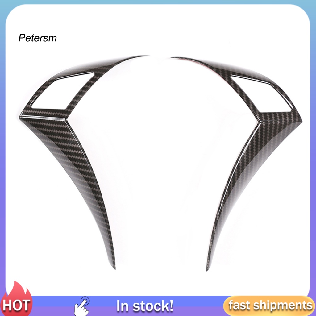 Bộ 2 Vỏ Bọc Vô Lăng Xe Hơi Bằng ABS Chống Trầy Chống Mòn Cho BMW 5 Series E60 E61 2003-2010