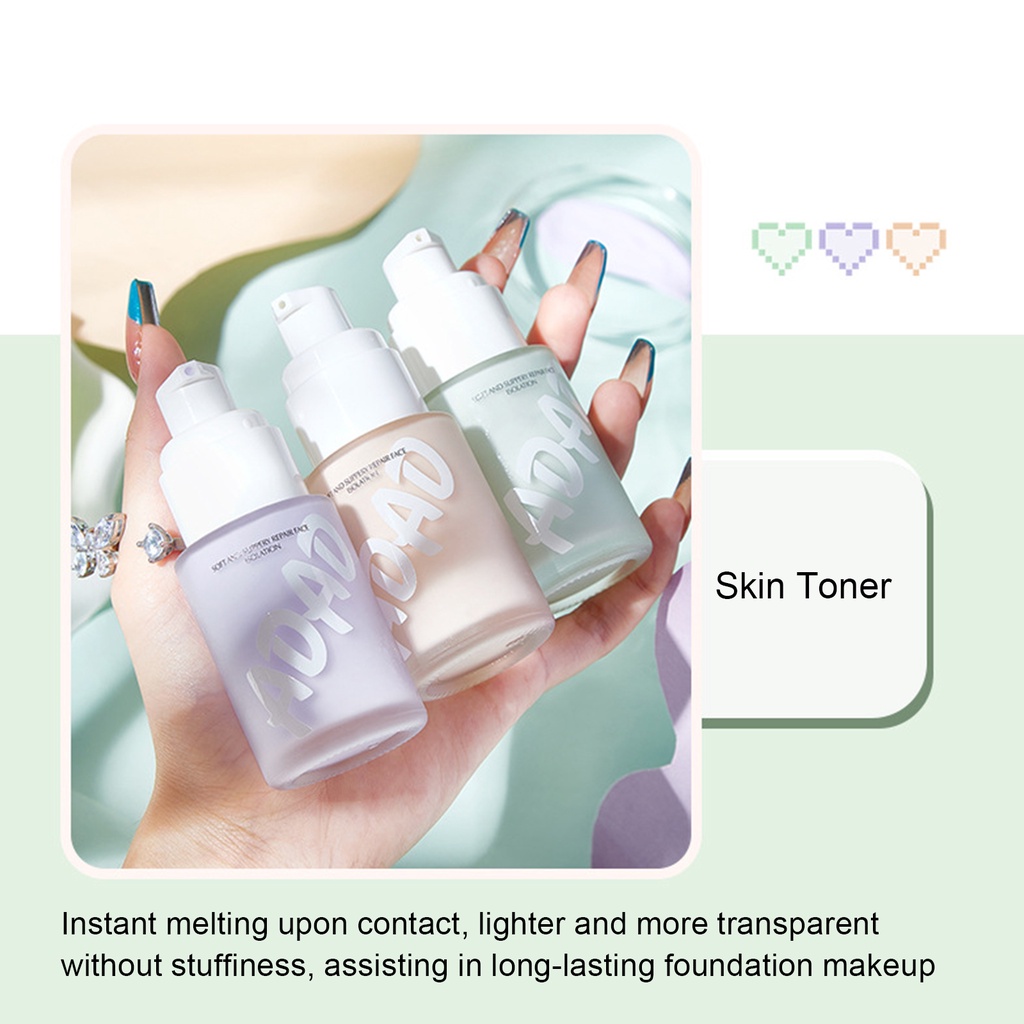 30ml Kem Dưỡng Ẩm Sửa Chữa Ánh Sáng Vô Hình Trang Điểm Primer Kem Che Khuyết Điểm Làm Sáng Da