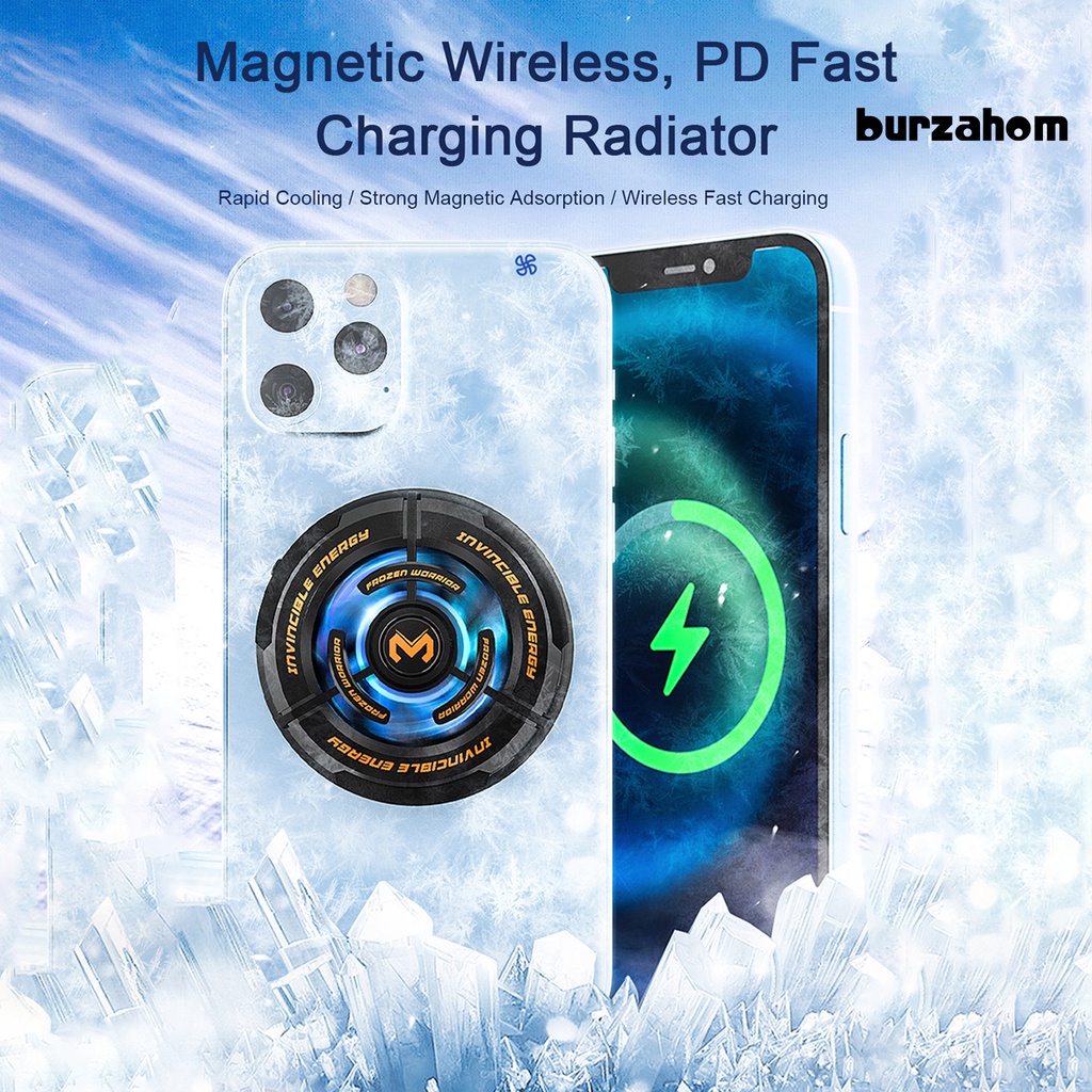 [BR] Cx02 Tản Nhiệt Điện Thoại Di Động Không Dây ABS ic Cách Âm Thấp Chống Trượt Chống Quá Trình Hóa Cho Game Thủ