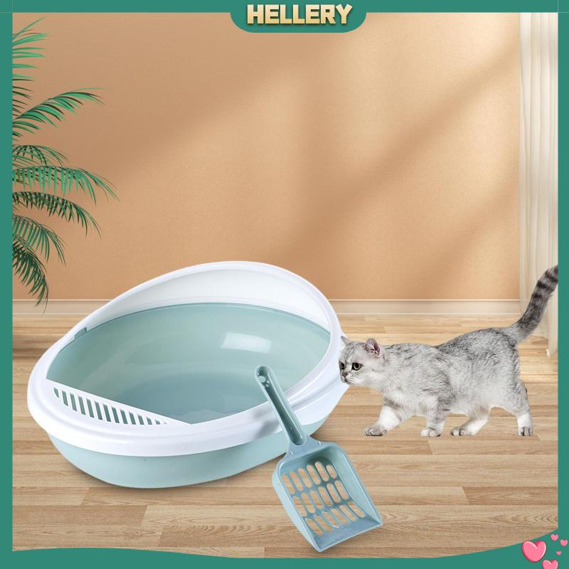 [HelleryVN] Hộp Đi Vệ Sinh Cho Mèo Cưng Trong Nhà
