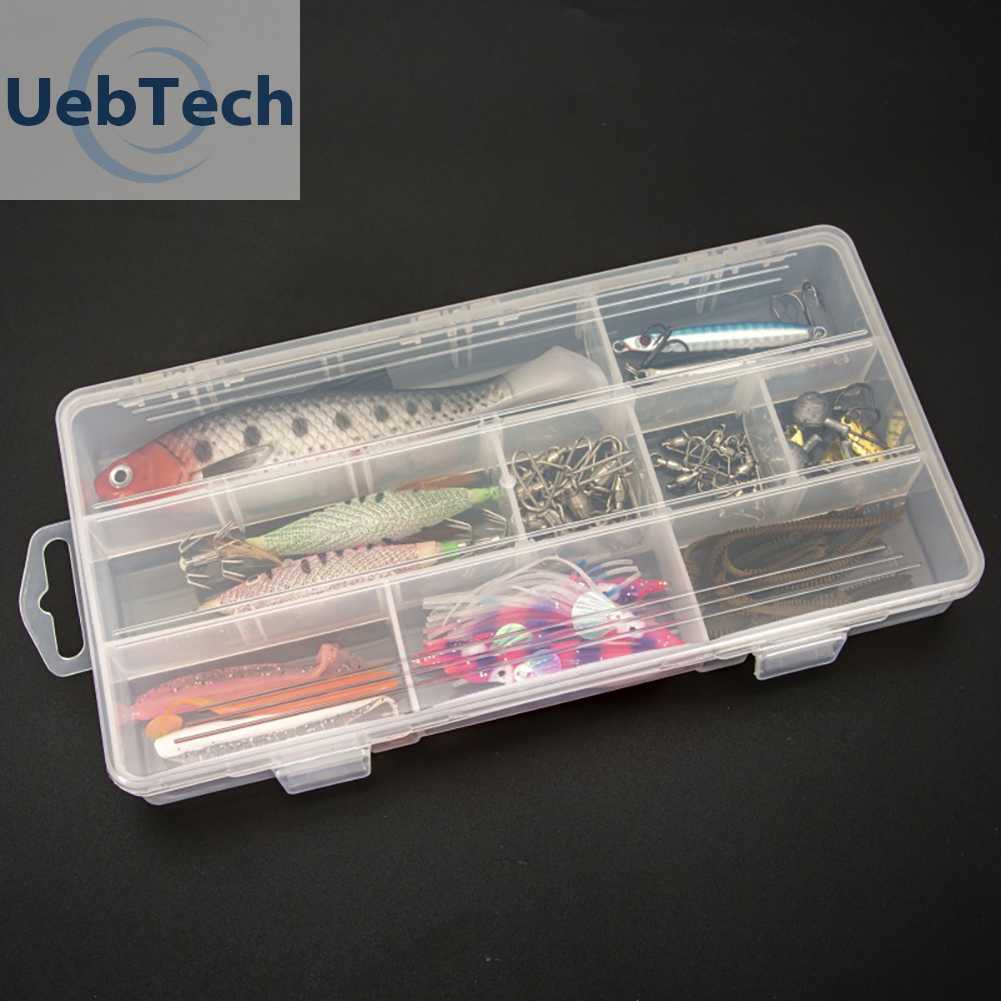 Hộp Nhựa 15 Ngăn Đựng Lưỡi Câu Cá Tiện Lợi