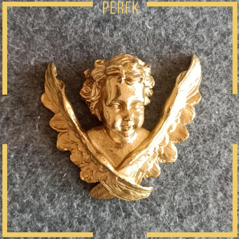 [Perfk] Tượng Resin Treo Tường Trang Trí Hình Đôi Cánh Thiên Thần Cherubs