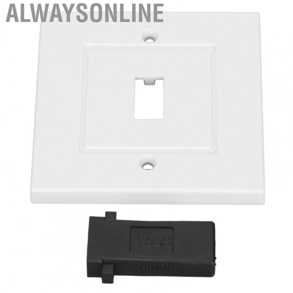 Alwaysonline 1 USB 3.0 A Wall  Outlet Mount Socket Face Panel