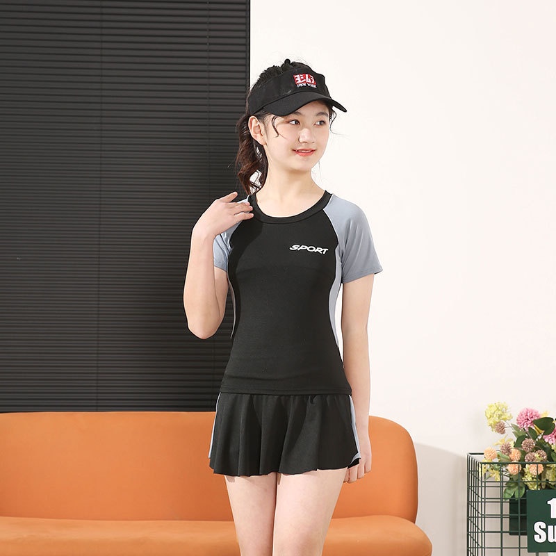 Thời trang mới quần áo bơi trẻ em mùa hè ít cô gái đồ bơi sinh viên