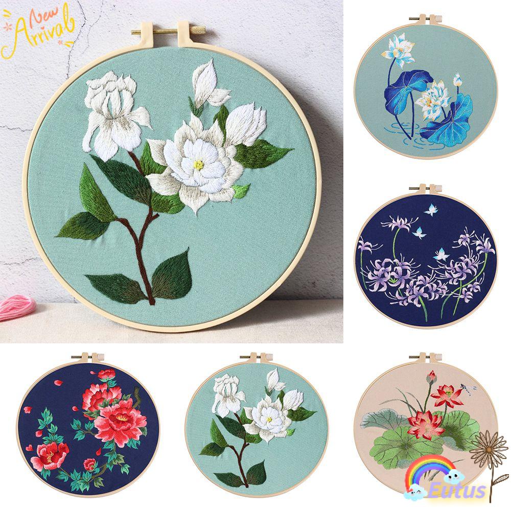 Bộ Kim Thêu Hoa Thủ Công Phong Cách Châu Âu