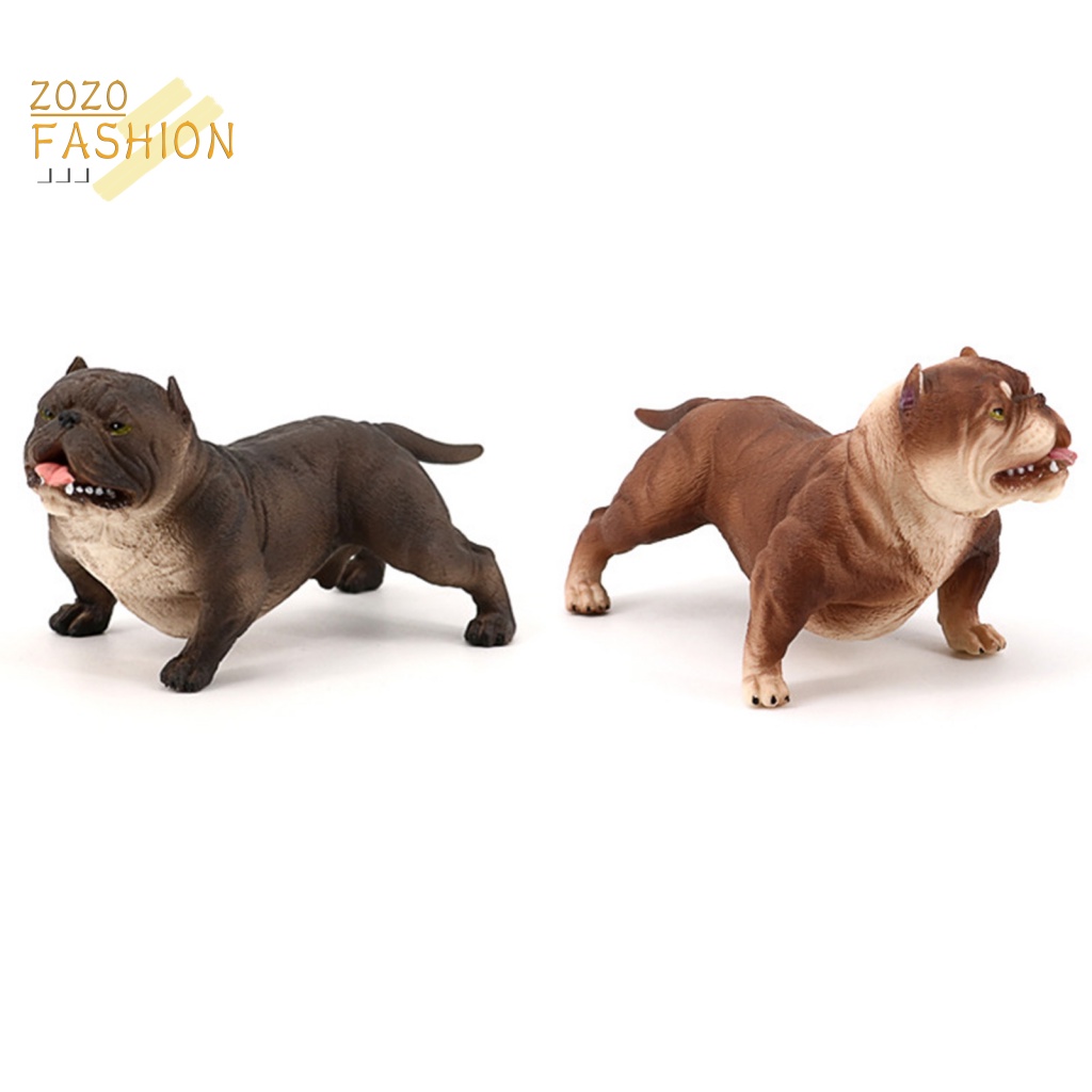 Mô Hình Chó Pitbull Mini Dễ Thương Cho Bé