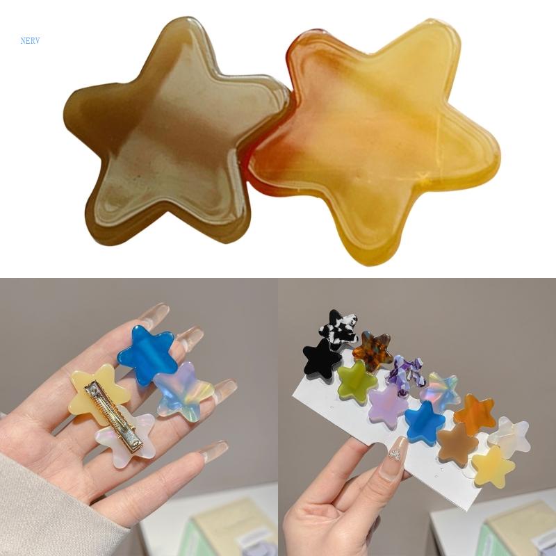 Kẹp Tóc Hình Ngôi Sao Nhỏ Bằng Kim Loại Y2K