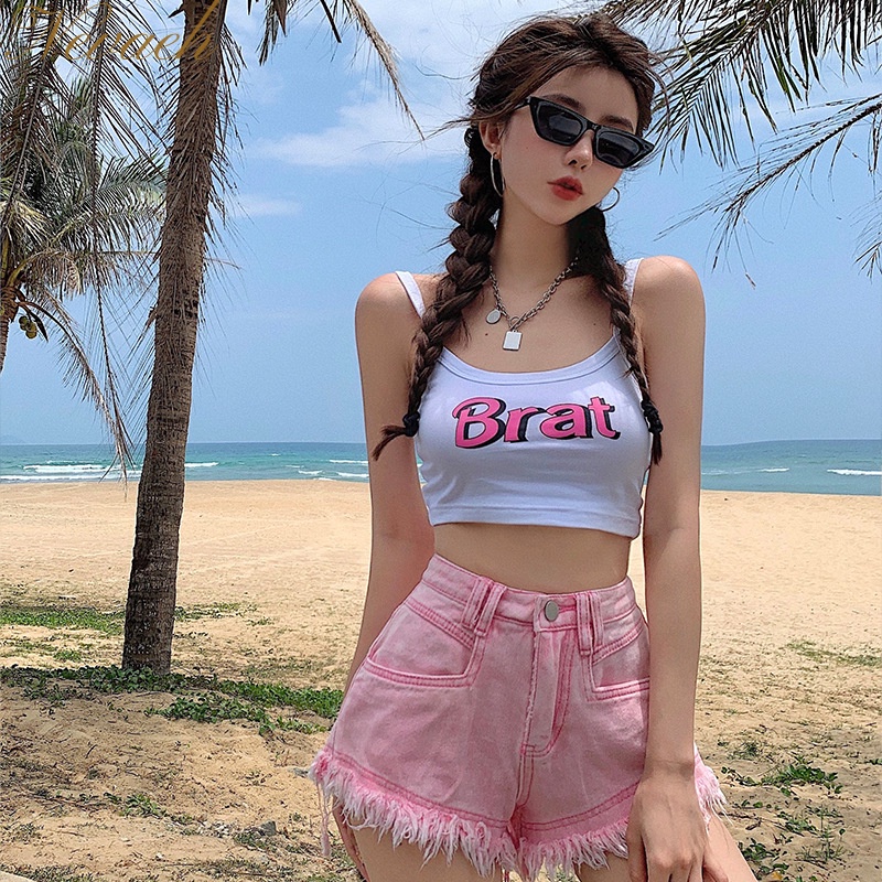 Quần Short Lưng Cao Dáng Ôm plus size Phong Cách Hàn Quốc Thời Trang Mùa Hè 2023 Cho Nữ