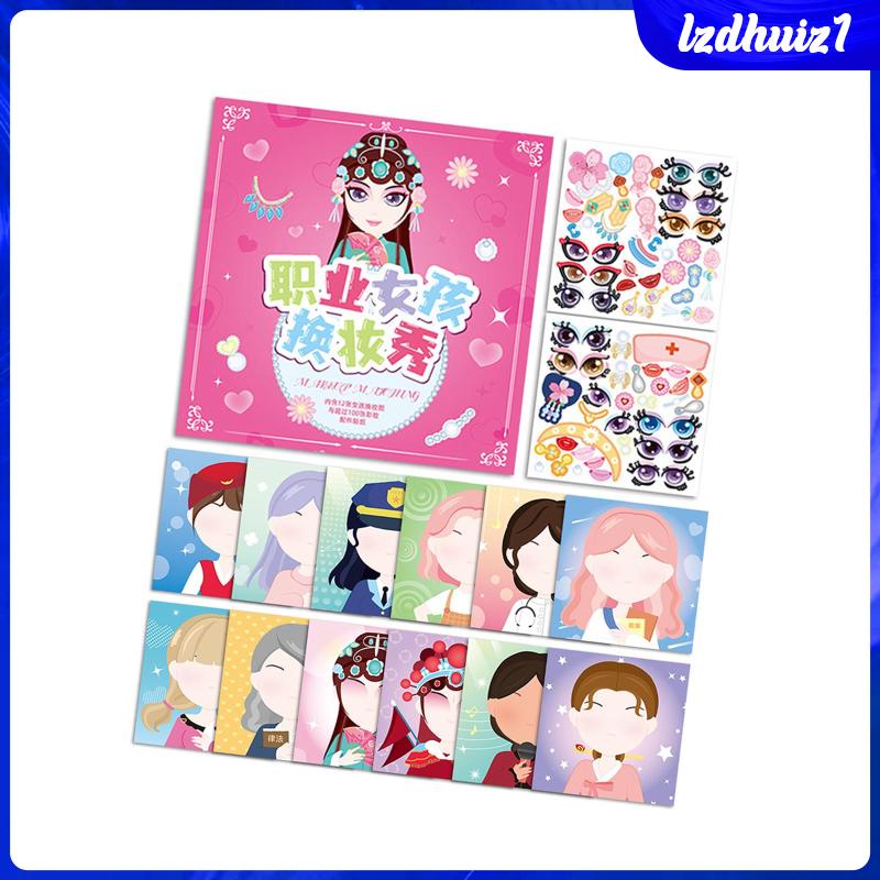 Sticker Dán Trang Trí Hình Búp Bê Công Chúa Xinh Xắn