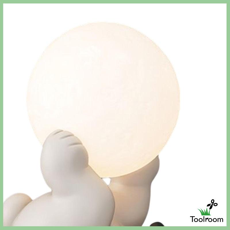 Đèn Ngủ Để Bàn Hình Gấu Đáng Yêu Có Cổng Sạc USB Trang Trí Nhà Cửa