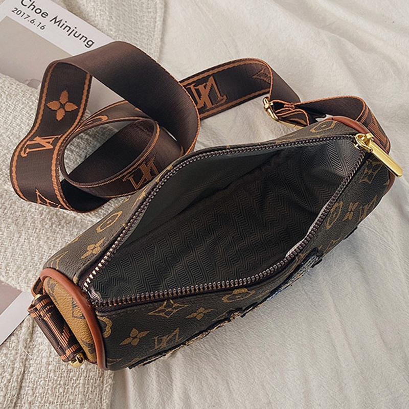 Túi Đeo Chéo Vai Hình Vuông Nhỏ Thêu Hoa Thời Trang Cổ Điển Dành Cho Nữ