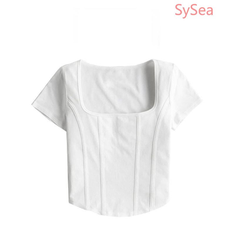 Áo Kiểu Tay Ngắn Dáng Ôm Trẻ Trung Quyến Rũ Dành Cho Nữ