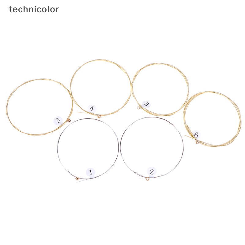 Set 1 / 6 Dây Đàn Ghi Ta Bằng Thép Mạ Niken Chuyên Dụng