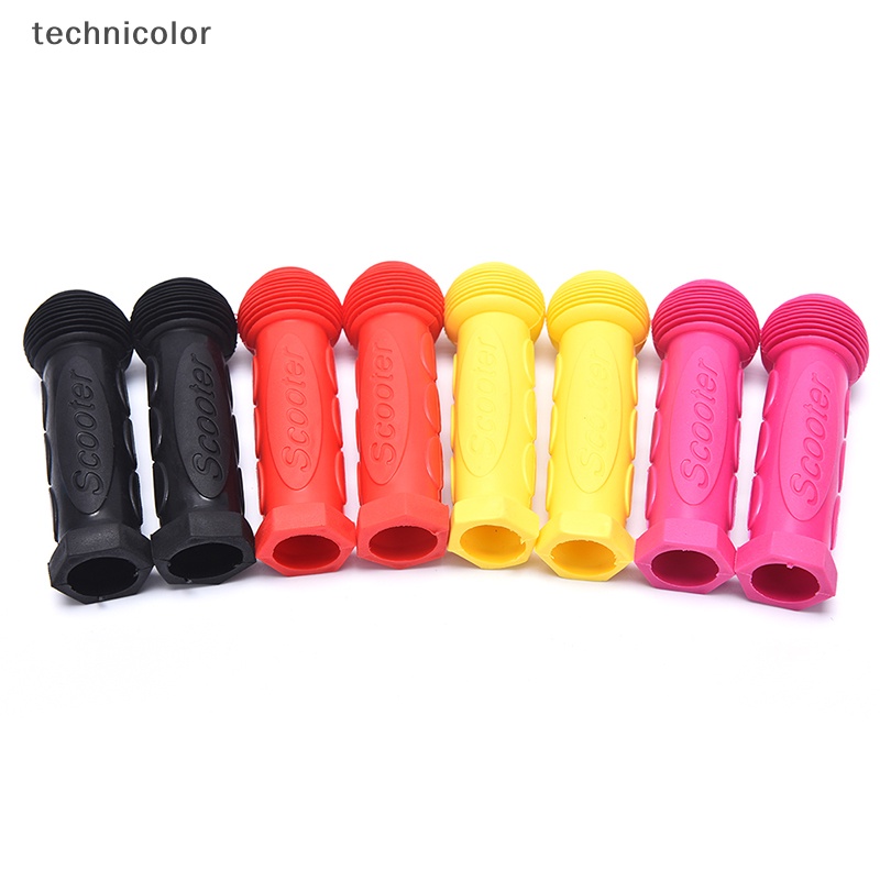 1 Cặp Vỏ Bọc Tay Lái Xe Đạp / Ván Trượt Bằng Cao Su technicolor