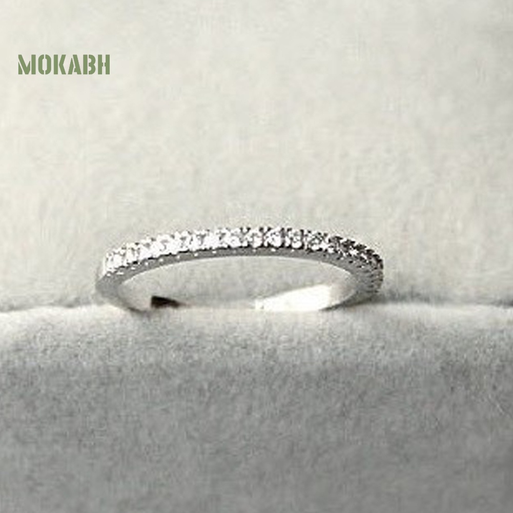 Nhẫn Đính Hôn Bạc 925 Đính Đá Thời Trang Cho Nữ