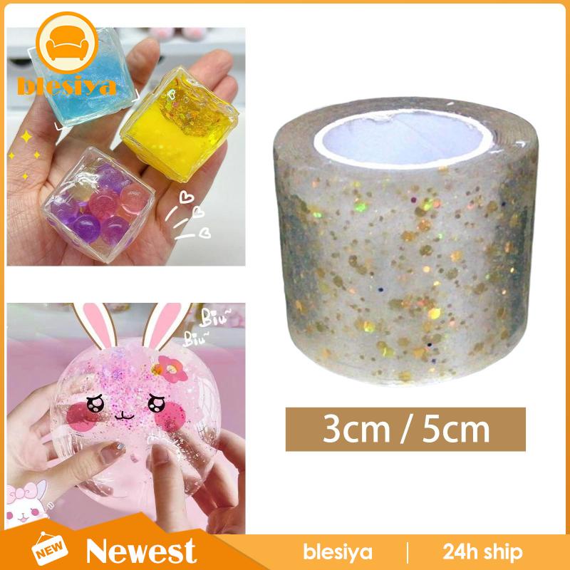 [Blesiya] Cuộn Băng Dính Kim Tuyến Nano Không Để Lại Dấu Vết Làm Đồ Chơi Tại Nhà