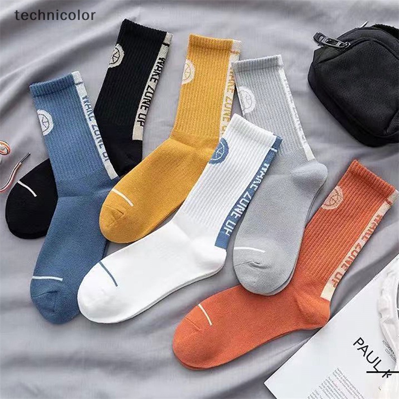 Technicolor Tất Thể Thao Thoáng Khí Chất Lượng