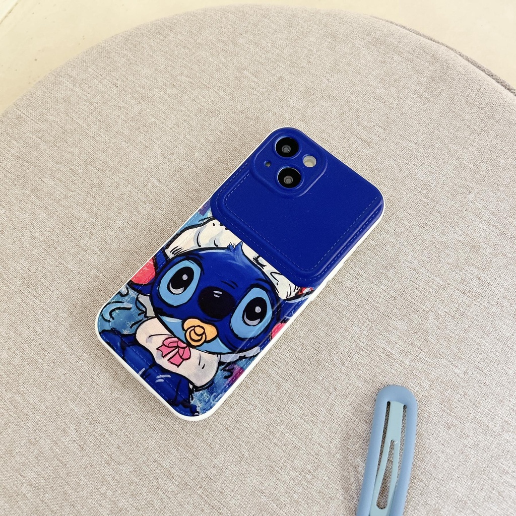Ốp Điện Thoại tpu Dẻo Họa Tiết Hoạt Hình Stitch Đơn Giản Chống Rơi Cho iPhone 14 13 12 11 PRO MAX