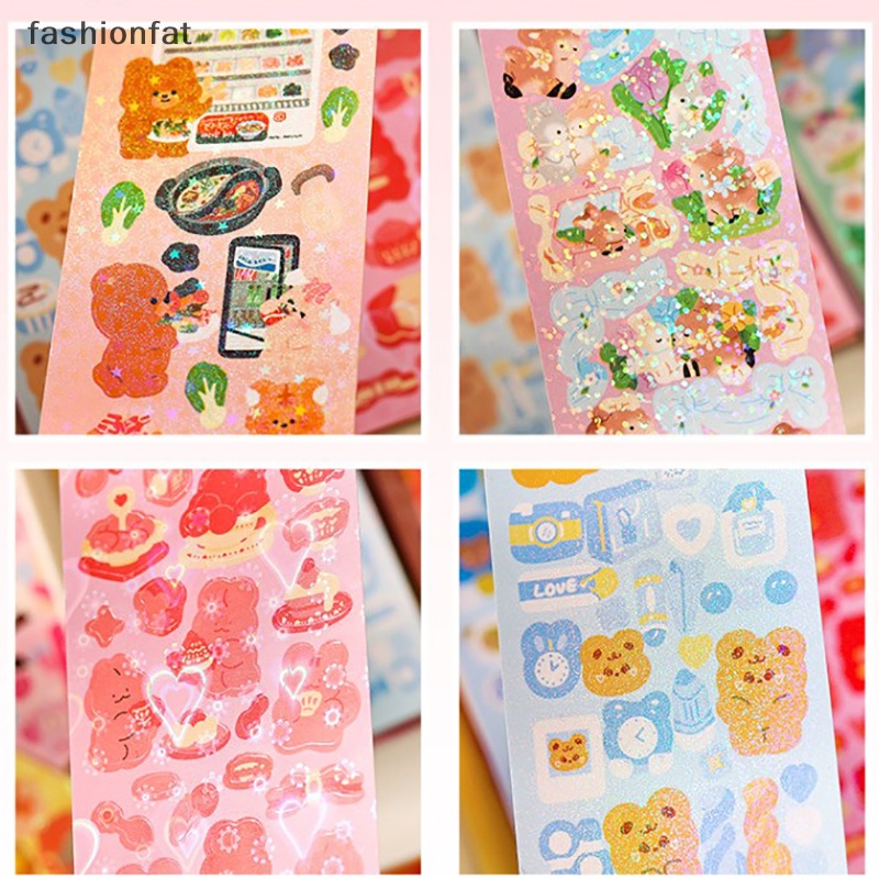 Bộ 10 Tấm Sticker In Hình Hoa Phong Cách Hàn Quốc Dùng Để Trang Trí Sổ Tay