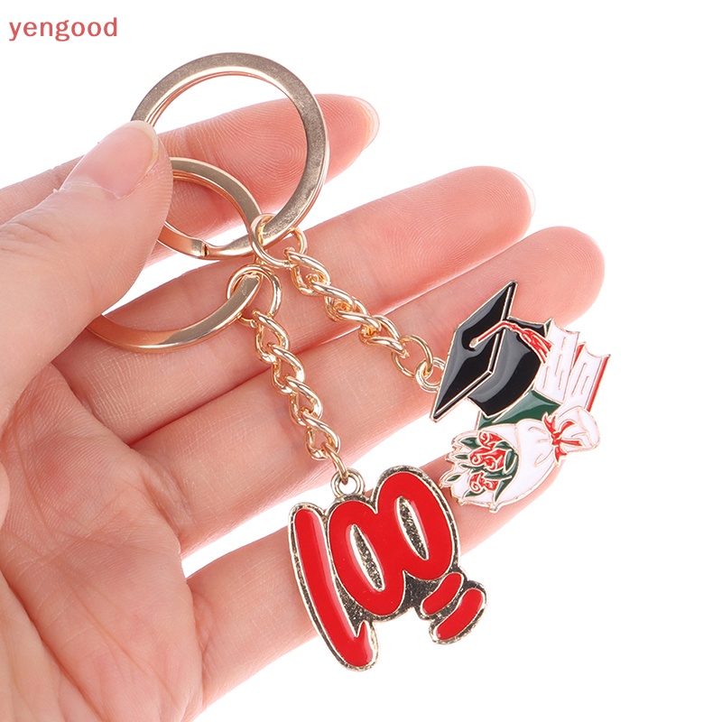 (YGD) Móc Khóa Hợp Kim Tinh Tế A + 100 Phụ Kiện Móc Khóa Hình Nắp Bachelor May Mắn Cho Học Sinh