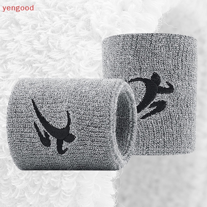 Băng Quấn Bảo Vệ Cổ Tay Thấm Hút Mồ Hôi Bằng Cotton Nhiều Màu Sắc Unisex