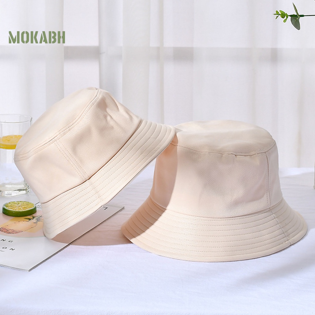 Nón Tai Bèo Tròn Màu Trơn Thời Trang Mùa Hè Cho Nam Và Nữ