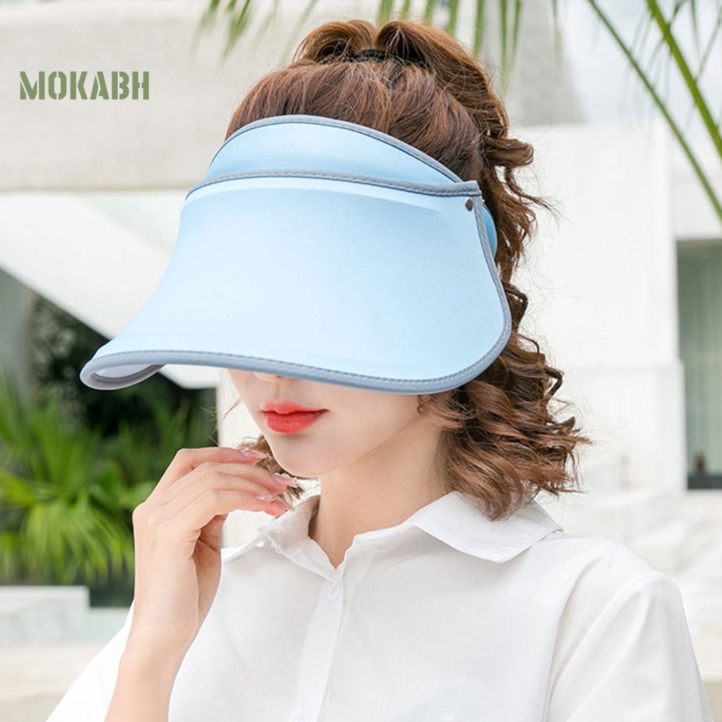 Nón Rộng Vành Hở Chóp Chống Tia UV Co Giãn Thời Trang Mùa Hè Dành Cho Nữ
