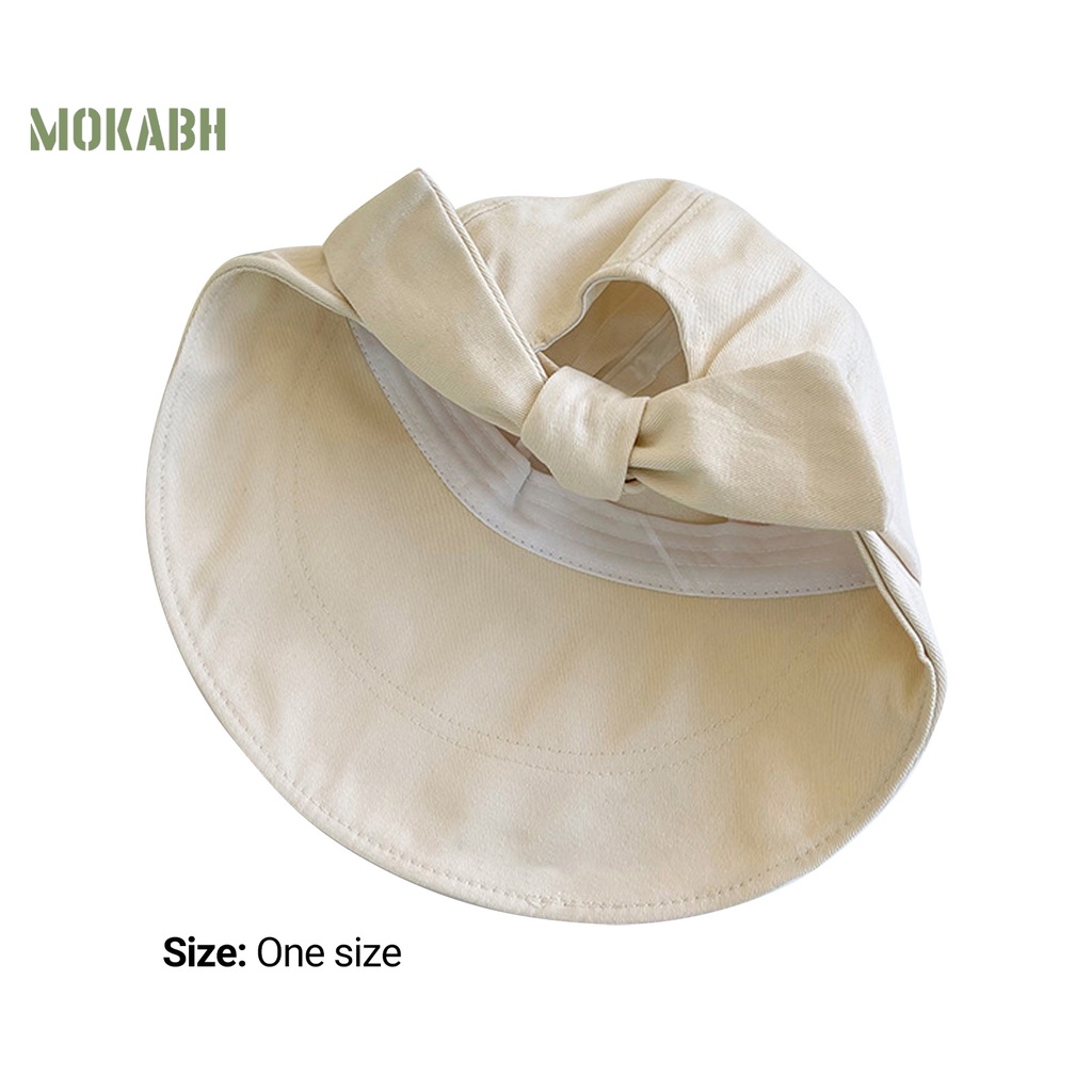 [Mok Abh] Mũ Vành Rộng Thoáng Khí Che Nắng Có Đai Thắt Lưng Dành Cho Nam Nữ Hoạt Động Ngoài Trời