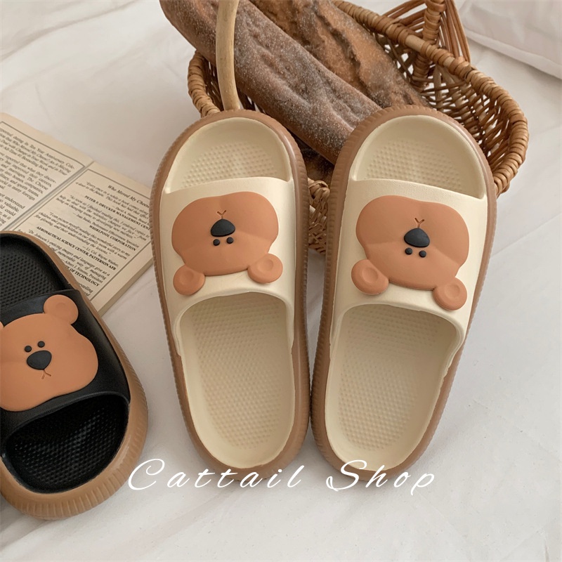 Cattail dép dép nữ dép bánh mì nữ dép bánh mì nữ Chống Trượt 060214
