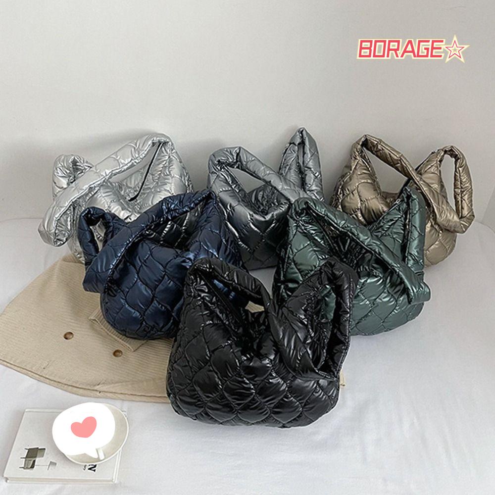 Túi Xách Đeo Vai Có Đệm Mút Thời Trang Mùa Đông Cho Nữ