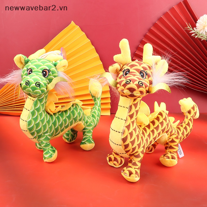 Đồ chơi nhồi bông Hình Con Rồng Phong Cách Trung Hoa Dễ Thương