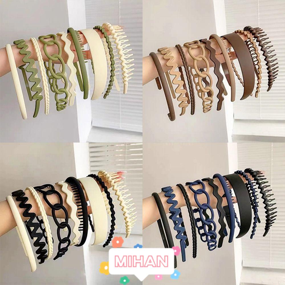 Set 8 Băng Đô Cài Tóc Gợn Sóng Thể Thao MIHAN1
