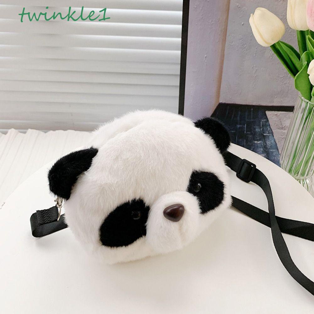 Túi Đeo Chéo Mini Hình Gấu Trúc Hoạt Hình Nhồi Bông Đáng Yêu