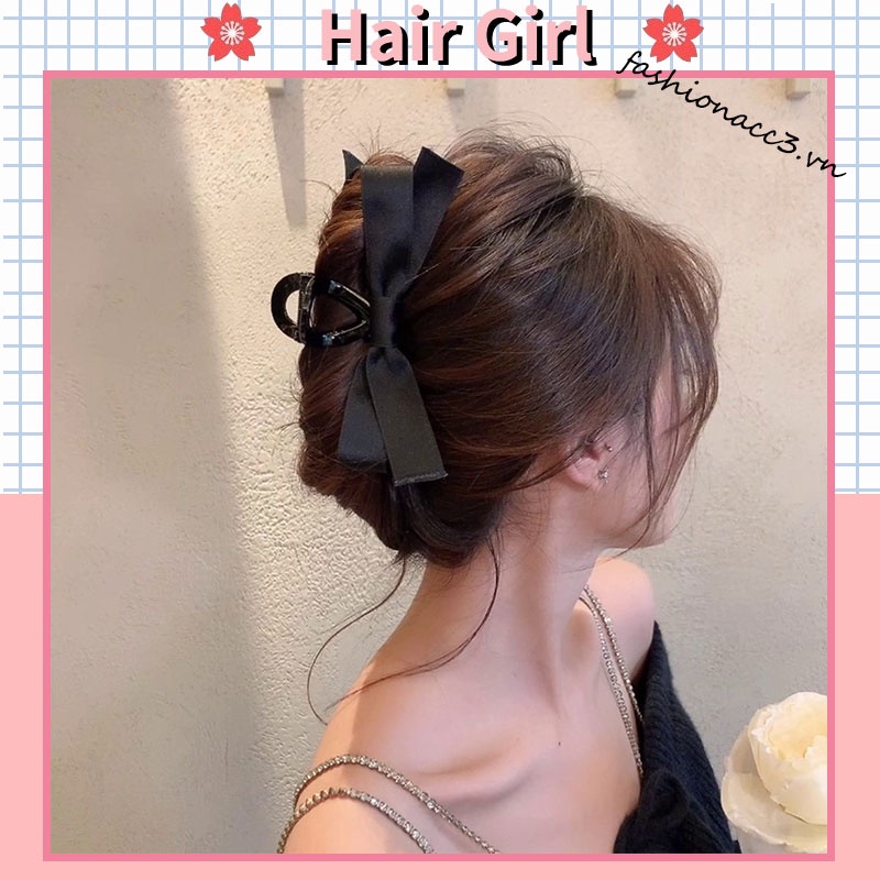 Kẹp Tóc Nơ Thời Trang Mùa Hè Hàn Quốc